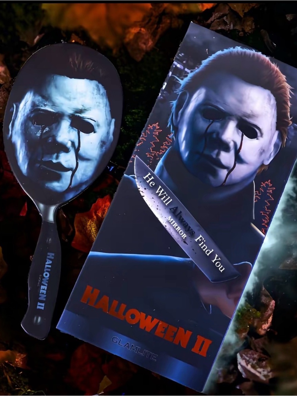 Glamlite x Halloween II Mask Mirror Michael Myers BNIB